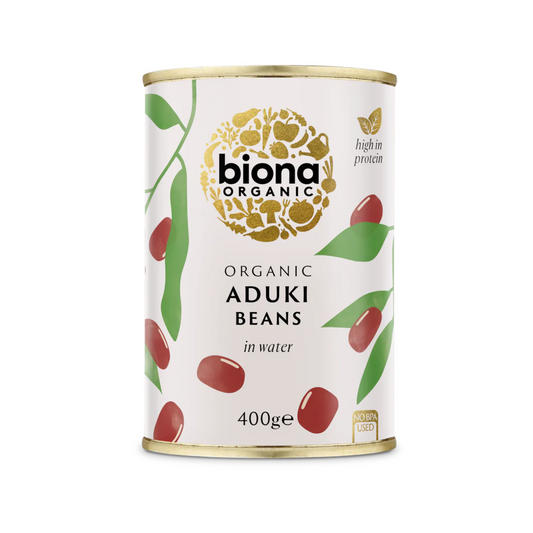 Biona Organic Aduki Beans In Water 400g