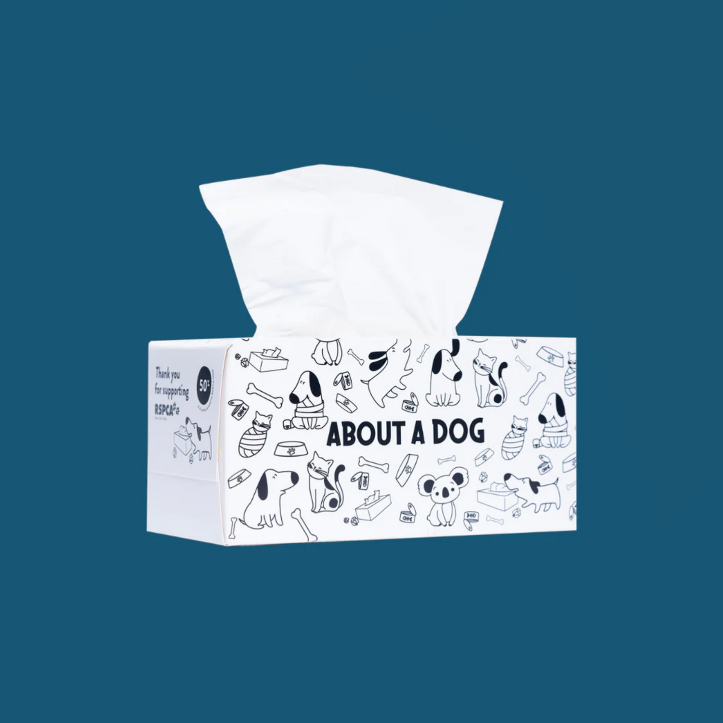 About A Dog 100% Recycled Tissue Paper, 200 Sheets