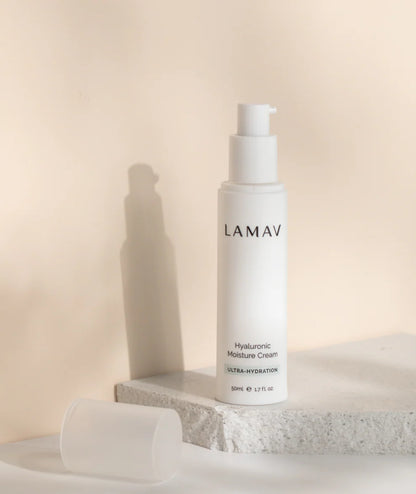 LAMAV Hyaluronic Moisture Cream 50mL, With Hyaluronic Acid & Emu Apple