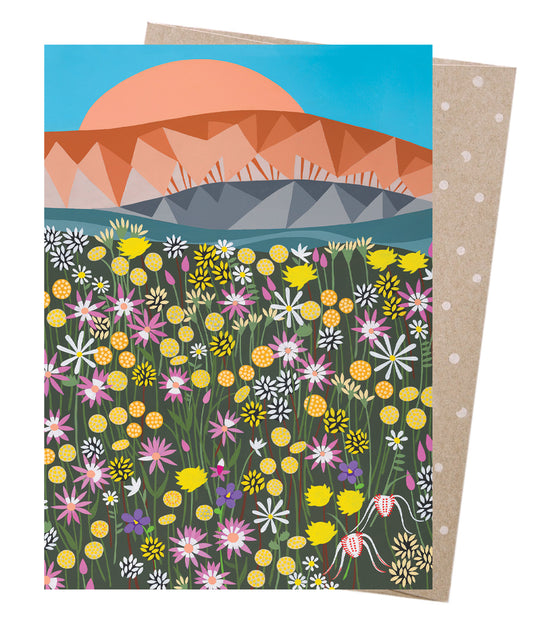 Earth Greetings Colours Of Coalseam Card, Helen Ansell Collection (Includes One Card & One Kraft Envelope)