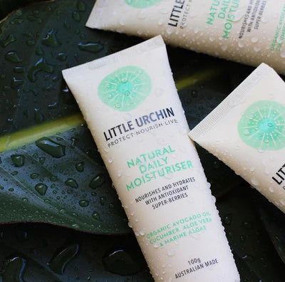 Little Urchin Natural Daily Moisturiser, After-Sun Care 100g, Nourishes & Hydrates With Antioxidant Superberries