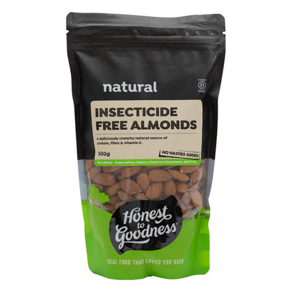 Honest To Goodness Almonds 200g or 500g, Insecticide Free