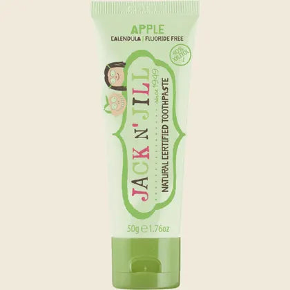 Jack N’ Jill Certified Organic Children’s Toothpaste Apple 50g, Naturally Sweet