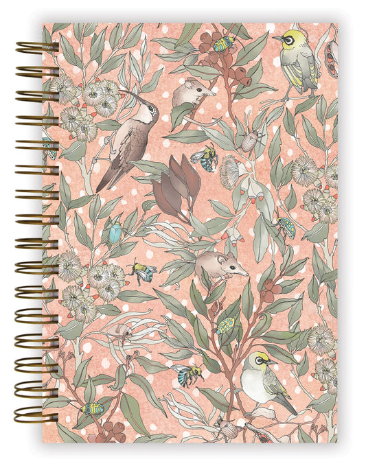 Earth Greetings Your Journal, 200 Lined Pages, Pollinators Design From The Victoria McGrane Collection