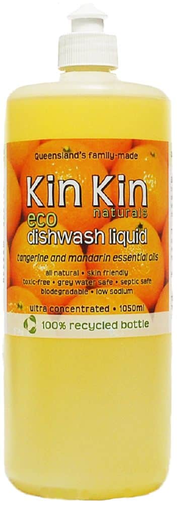 Kin Kin Naturals Eco Dishwash Liquid 1050mL, Tangerine & Mandarin Esse ...