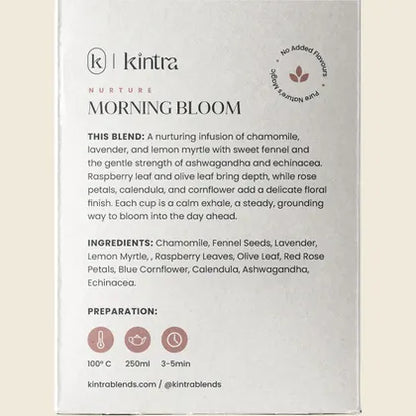 Kintra Herbal Tea Bags Morning Bloom 25pk, Radiant Daybreak Blend