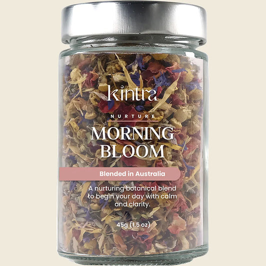 Kintra Loose Leaf Tea Morning Bloom 45g, Bright Botanical Awakening