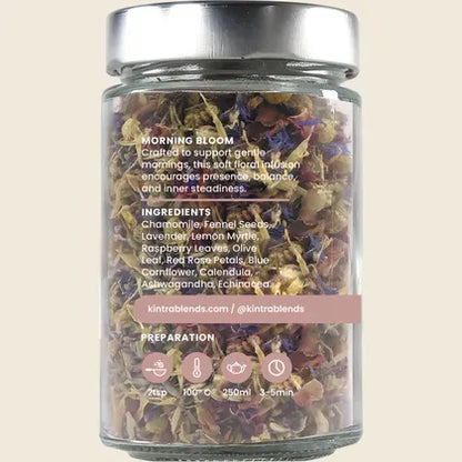 Kintra Loose Leaf Tea Morning Bloom 45g, Bright Botanical Awakening