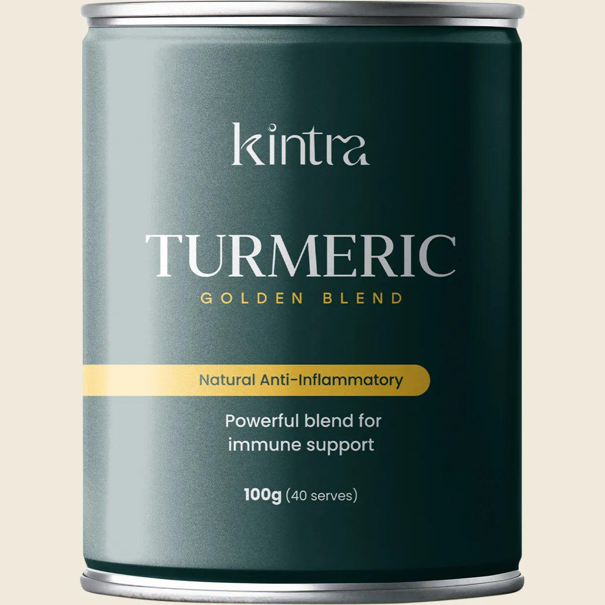 Kintra Turmeric Golden Blend 100g, Warming Anti-Inflammatory Latte Mix