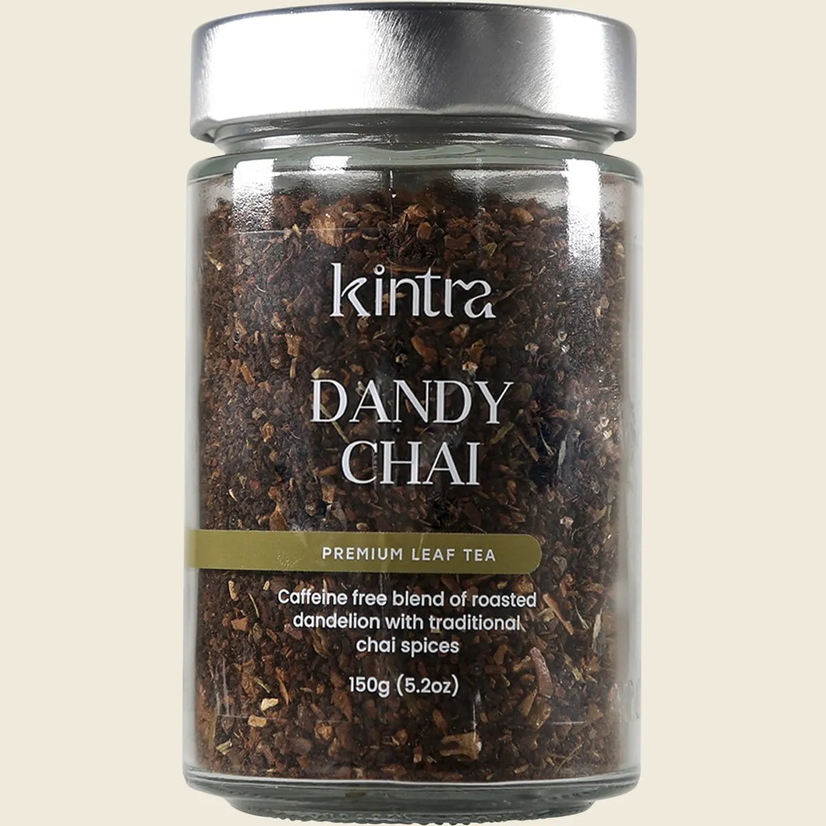 Kintra Dandy Chai 150g, Spiced Roasted Dandelion Brew