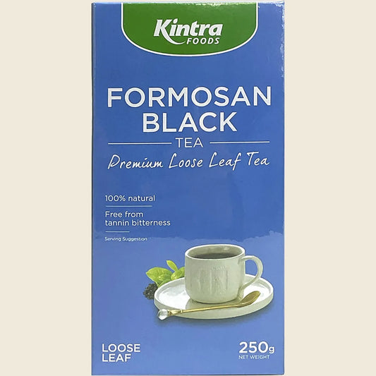 Kintra Formosan Black Tea Loose Leaf 250g, Smooth Organic Taiwanese Black Tea