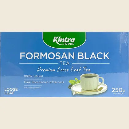 Kintra Formosan Black Tea Loose Leaf 250g, Smooth Organic Taiwanese Black Tea