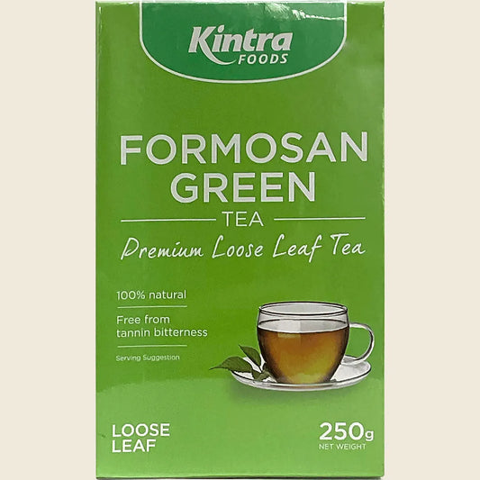 Kintra Formosan Green Tea Loose Leaf 250g, Smooth Organic Taiwanese Green Tea
