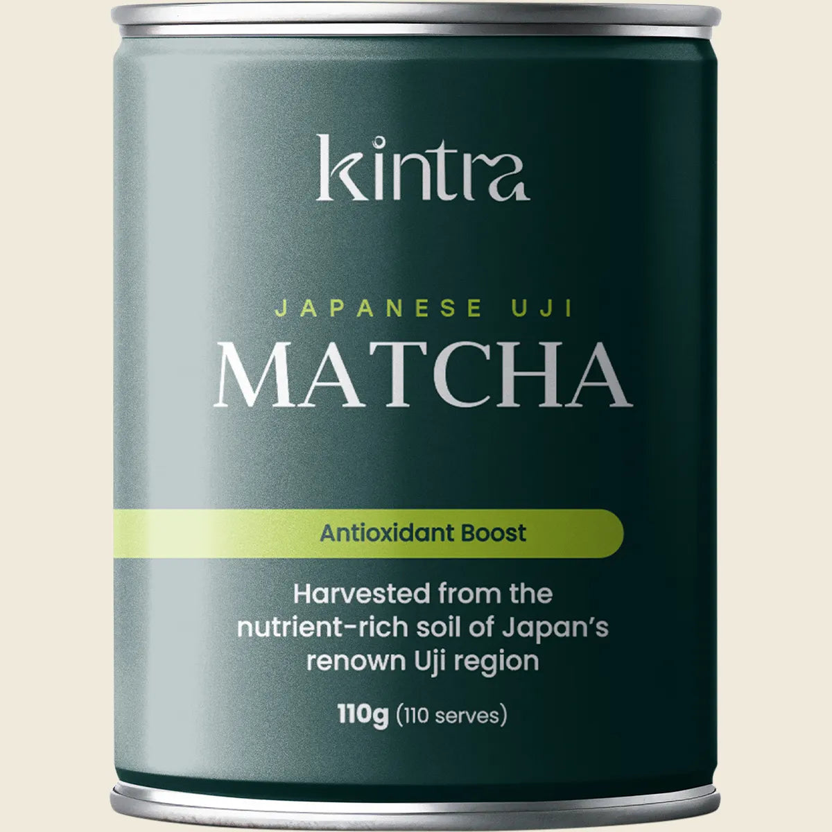 Kintra Matcha Japanese Uji 110g, Authentic Ceremonial Green Tea Powder