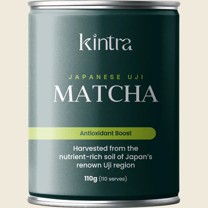 Kintra Matcha Japanese Uji 110g, Authentic Ceremonial Green Tea Powder