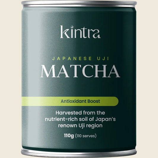 Kintra Matcha Japanese Uji 110g, Authentic Ceremonial Green Tea Powder
