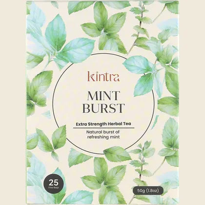 Herbal Tea Bags Mint Burst 25pk, Cool Mint Clarity