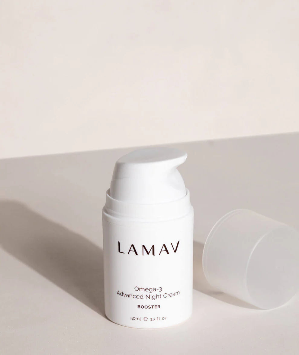 LAMAV Omega-3 Advanced Night Cream 50mL, Overnight Skin Renewal