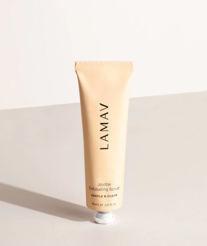 LAMAV Jojoba Exfoliating Scrub 60mL, With Natural Fruit AHAs