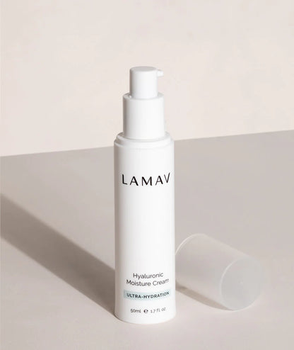 LAMAV Hyaluronic Moisture Cream 50mL, With Hyaluronic Acid & Emu Apple