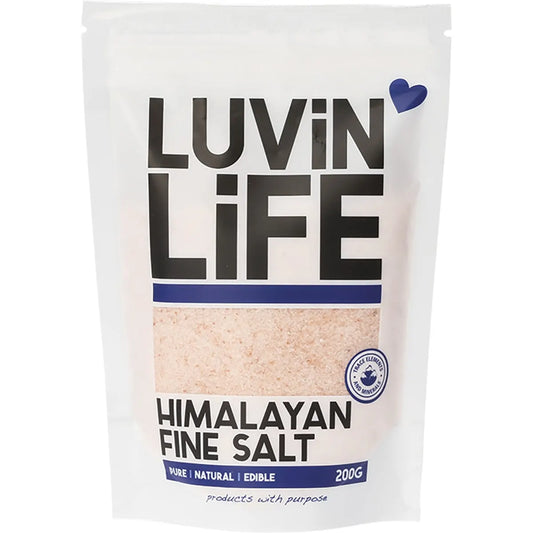 Luvin Life Himalayan Salt Fine 200g, 500g Or 1Kg, Natural & Edible