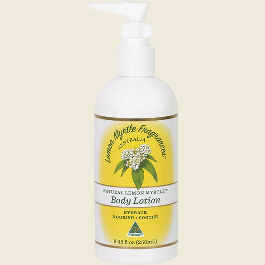 Lemon Myrtle Fragrances Body Lotion 250mL, Hydrate & Nourish
