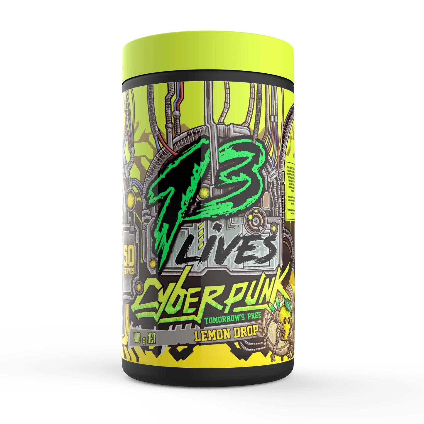 13 Lives Cyber Punk 400g, Pump Energy & Focus {Elevate Your Training With A Preworkout}