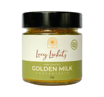 Lucy Locket's Golden Milk Nourishing Turmeric Paste 200g, Low GI & Incredibly Healthy