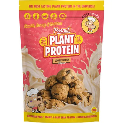 Macro Mike Peanut Plant Protein 520g Or 1kg, Cookie Dough