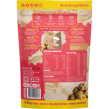 Macro Mike Peanut Plant Protein 520g Or 1kg, Cookie Dough