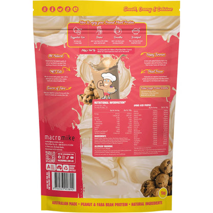 Macro Mike Peanut Plant Protein 520g Or 1kg, Cookie Dough