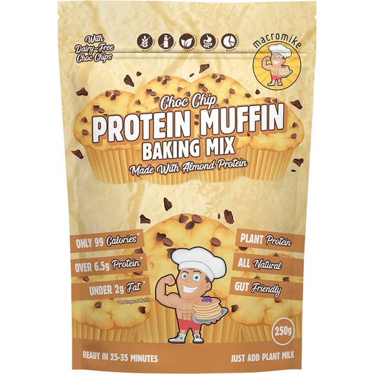 Macro Mike Protein Muffin Baking Mix Choc Chip 250g