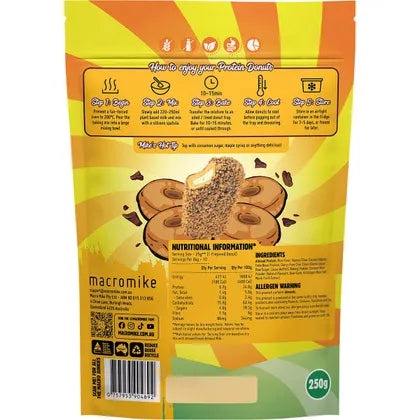 Macro Mike Protein Donut Baking Mix Golden Gaytime Choc Chip 250g