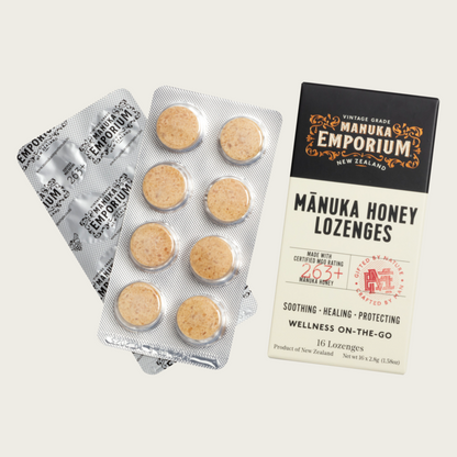 Manuka Emporium Manuka Honey Lozenges MGO 263+ 16 Lozenges, Soothing Healing & Protecting