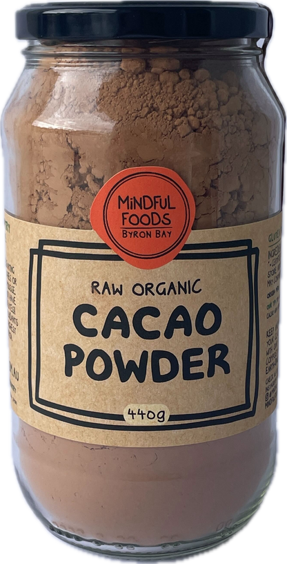 Mindful Foods Organic & Raw Cacao Powder 100g, 200g Or 440g, A Mood-Elevating Superfood