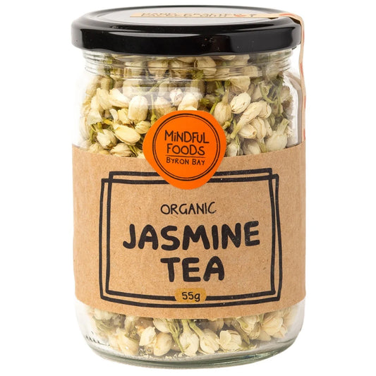 Mindful Foods Organic Jasmine Buds 55g, Digestive Aid & Respiratory Support