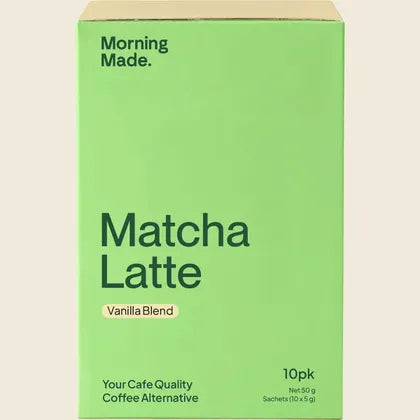 Morning Made Strawberry Matcha Latte Single or Box, Sweet Berry Pick Me Up