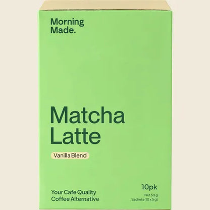 Morning Made Strawberry Matcha Latte Single or Box, Sweet Berry Pick Me Up