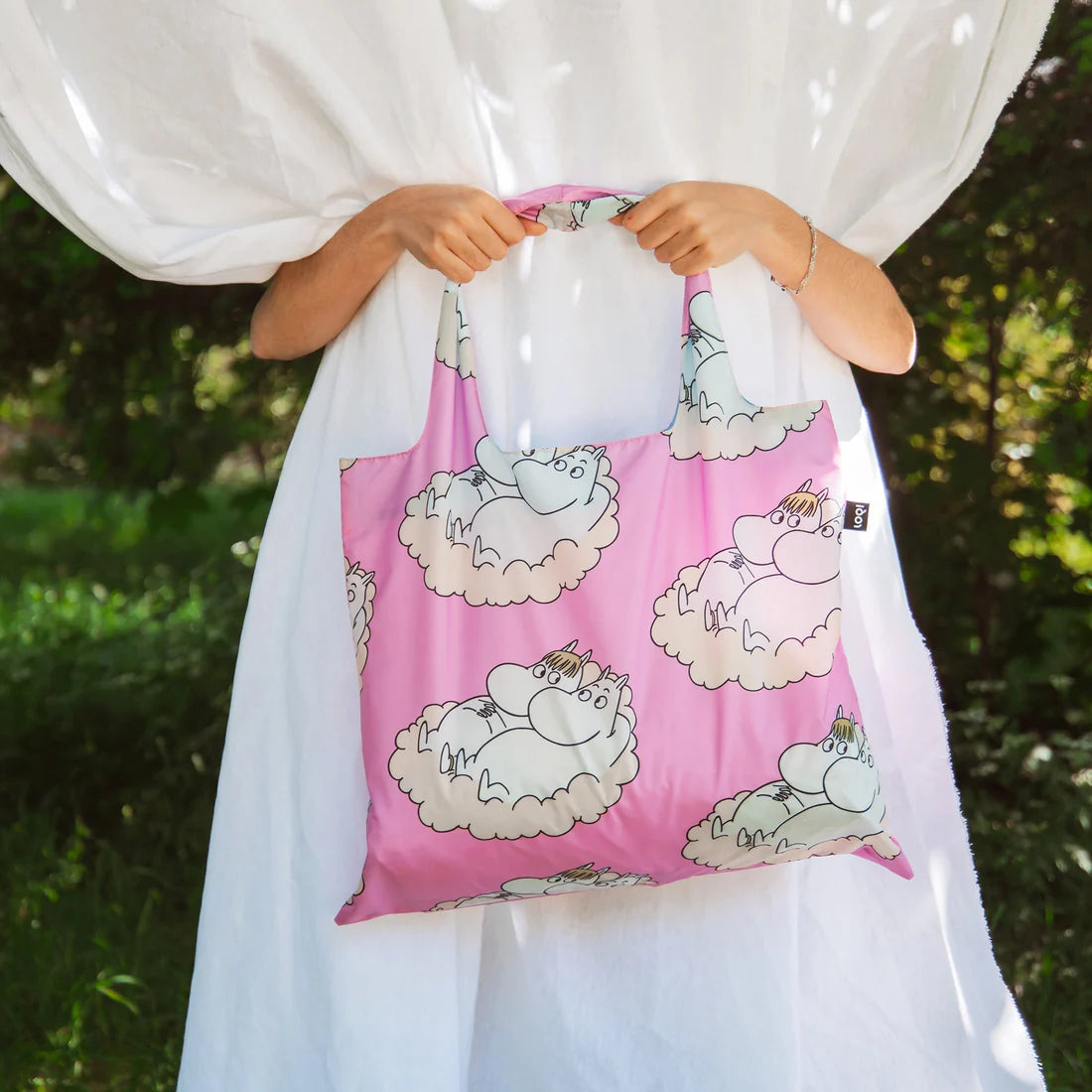 LOQI Shopping Bag, Moomin Cloud