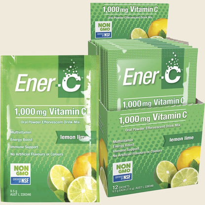 Martin & Pleasance Ener-C 1000mg Vitamin C Drink Mix 12 Sachets, Please Choose Your Flavour