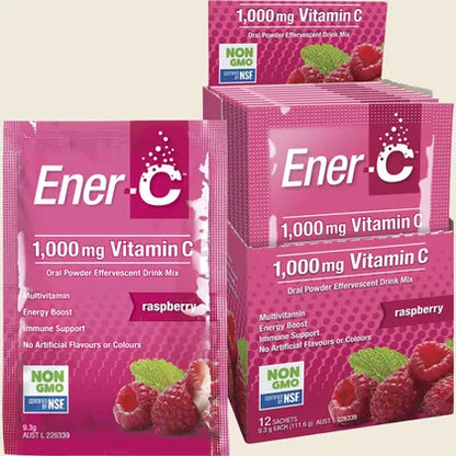 Martin & Pleasance Ener-C 1000mg Vitamin C Drink Mix 12 Sachets, Please Choose Your Flavour