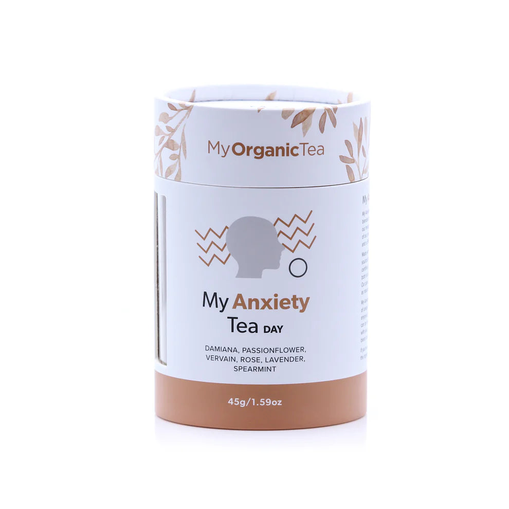 OrganiTea My Anxiety Tea DAY 45g, With Damiana & Rose