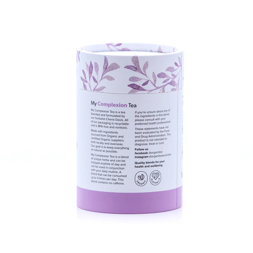 OrganiTea My Complexion Tea 60g, With Burdock Root & Lemongrass