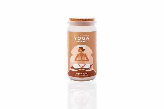 Song Of India Moonshine Yoga Scented Soy Candle, AQUA ZEN