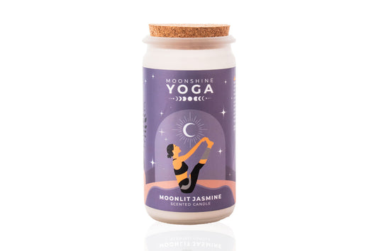 Song Of India Moonshine Yoga Scented Soy Candle, MOONLIT JASMINE
