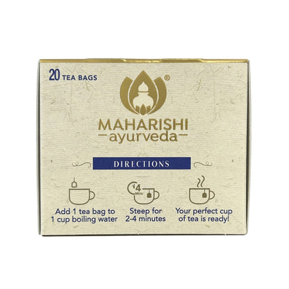 Maharishi Ayurveda Organic Pitta Tea 20 Tea Bags, Mild & Cooling