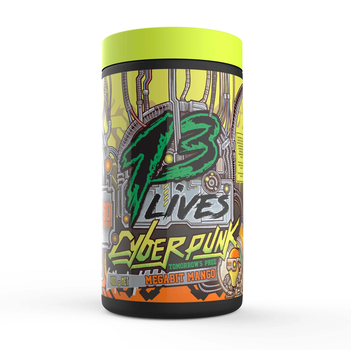 13 Lives Cyber Punk 400g, Pump Energy & Focus {Elevate Your Training With A Preworkout}
