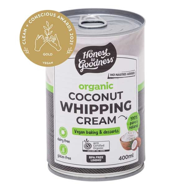 Honest To Goodness Coconut Whipping Cream 400g, Dairy Free & Gluten Free