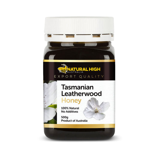 Natural High Tasmanian Leatherwood Honey 500g, Product Of Australia