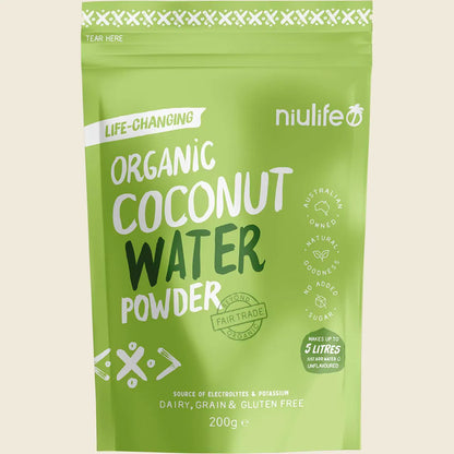 Niulife Organic Coconut Water Powder 200g, Makes Up To 5 Litres